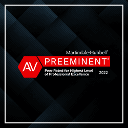 AV Preeminent Highest Rating 2022