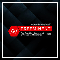 AV Preeminent Highest Rating 2023