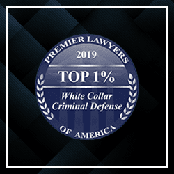 2019 Top 1% White Collar Criminal Defense